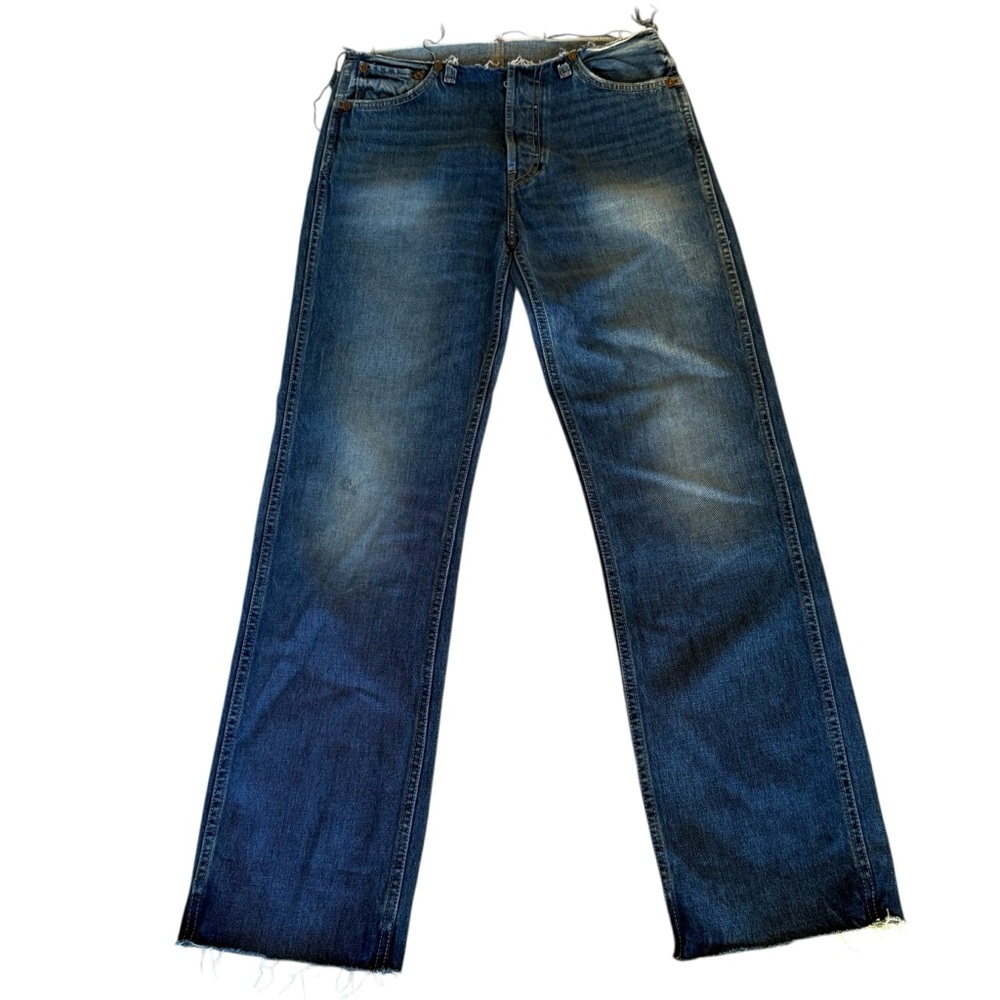 RE/DONE LOOSE STRAIGHT JEAN WAIST CUT SIZE See Measurements Denim Age 20+